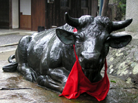 大城神社の撫で牛